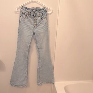 Light-wash American Eagle Flare Jeans